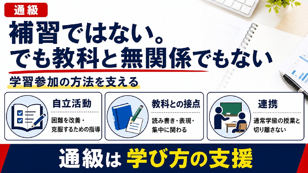 解説スライド:補習ではない。/でも教科と無関係でもない