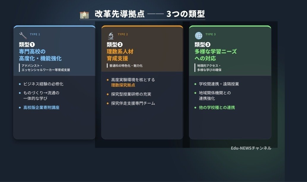 解説スライド：改革先導拠点一ー3つの類型／TYPE 1